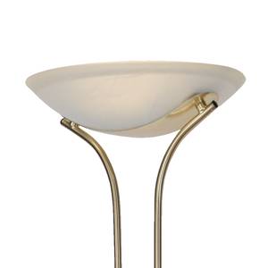 Lampadaire Maro II Verre dépoli / Nickel - 2 ampoules