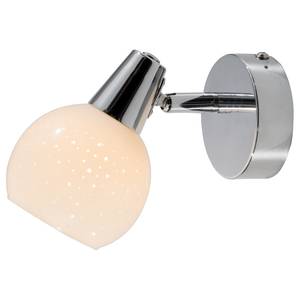 LED-wandlamp Doxy I melkglas/nikkel - Aantal lichtbronnen: 1