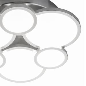 LED-plafondlamp Neo IV nikkel - 6 lichtbronnen