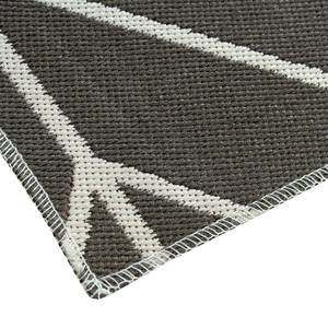 Tapis intérieur / extérieur M2K Fibres synthétiques - Ivoire / Gris - 190 x 290 cm