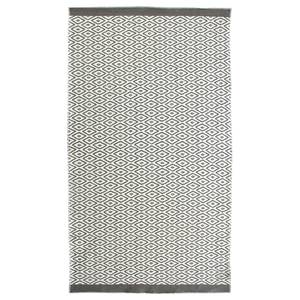 In-/Outdoorteppich Loki Kunstfaser - Elfenbein / Grau - 80 x 150 cm