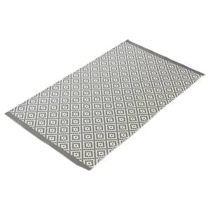 In-/Outdoorteppich Dunlop Kunstfaser - Elfenbein / Grau - 80 x 150 cm