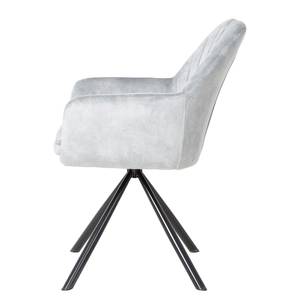 Chaise à accoudoirs Beed Gris lumineux