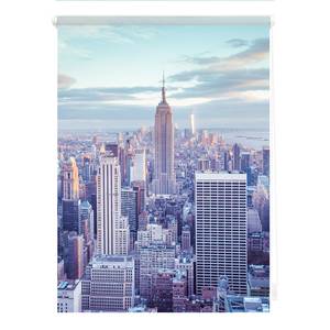 Klemmfix Verdunklungsrollo New York Polyester - Blau - 45 x 150 cm