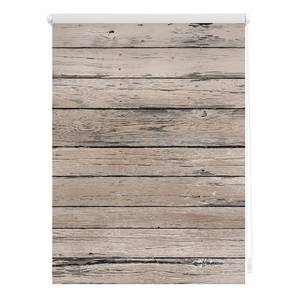 Klemmfix Verduisteringsrolgordijn Plank polyester - bruin - Bruin - 45 x 150 cm