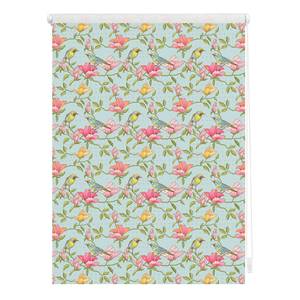 Store occultant sans perçage Birds Polyester - Vert / Rose - 80 x 150 cm