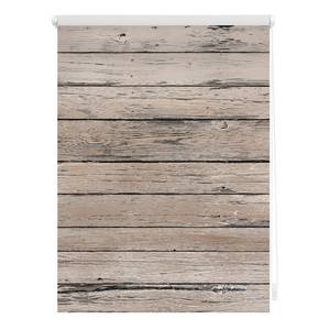 Klemmfix Verduisteringsrolgordijn Plank polyester - bruin - Bruin - 80 x 150 cm