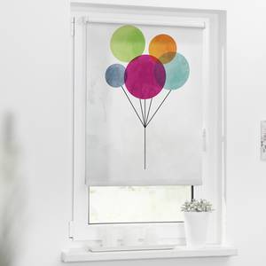 Klemmfix Verdunklungsrollo Ballon Polyester - Bunt - 100 x 150 cm