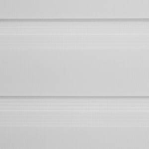 Duo-rolgordijn Klemmfix II polyester - Wit - 45 x 150 cm