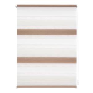 Duo-Rollo Klemmfix III Polyester - Beige / Weiß - 90 x 150 cm