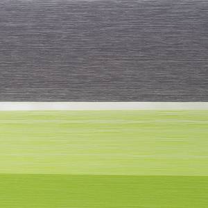 Store enrouleur sans perçage III Polyester - Vert pomme / Gris - 80 x 200 cm