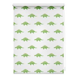 Store enrouleur sans perçage Dinosaures Polyester - Vert - 45 x 150 cm