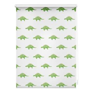 Store enrouleur sans perçage Dinosaures Polyester - Vert - 120 x 150 cm