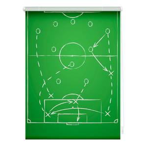 Klemfix rolgordijn Speeltactiek polyester - groen - 80 x 150 cm