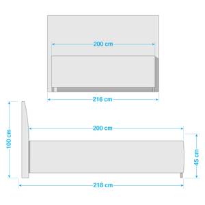 Polsterbett Luna I 200 x 200cm