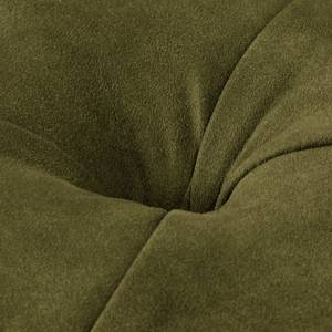 Poggiapiedi Dale Effetto pelle anticata - Microfibra Rica: verde antico