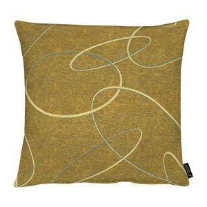 Coussin Tasos Tissu mélangé - Ocre