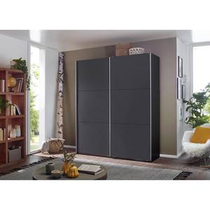 Schwebetürenschrank Santiago Graumetallic - Breite: 175 cm - Premium - Ohne Spiegeltür/-en