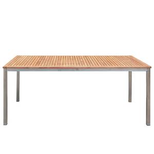 Tisch Denver Stahl / Teakholz - Braun