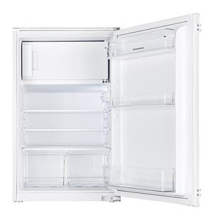 Cuisine équipée Melano VI (9 éléments) Blanc / Imitation chêne - Largeur : 380 cm - Avec électroménager