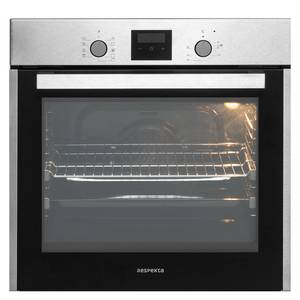 Cuisine Olivone IV Appareils électroménagers inclus - Blanc brillant / Imitation chêne gris - Largeur : 280 cm