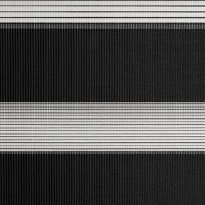Klemfix duo-rolgordijn snoerloos polyester - Antraciet - 70 x 150 cm