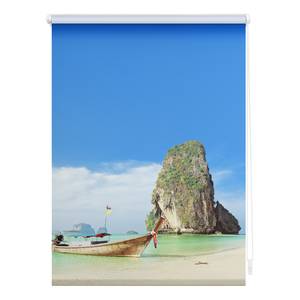 Store enrouleur sans perçage Thaïlande Polyester - Multicolore - 120 x 150 cm