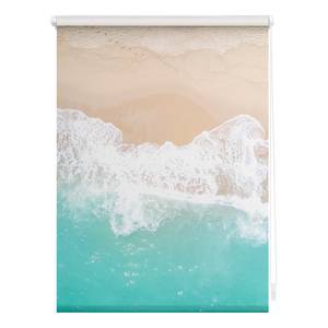 Klemmfix Rollo The Beach Polyester - Türkis / Beige - 70 x 150 cm