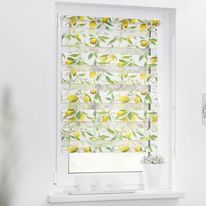 Klemfix duo-rolgordijn Limoen polyester - geel/groen - 80 x 150 cm