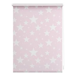 Klemfix rolgordijn Ster II polyester - Roze - 45 x 150 cm