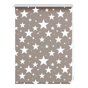 Store enrouleur sans perçage Étoiles II Polyester - Beige - 45 x 150 cm