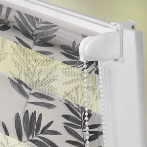 Klemmfix Duo Rollo Watercolor Branches Polyester - Schwarz - 60 x 150 cm