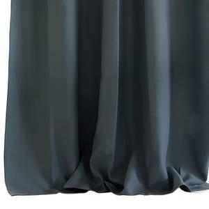 Vorhang mit Kräuselband Blackout II Polyester - Graphit
