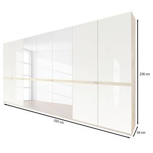 Armoire Barcelona V 350 x 236 cm - 3 miroir