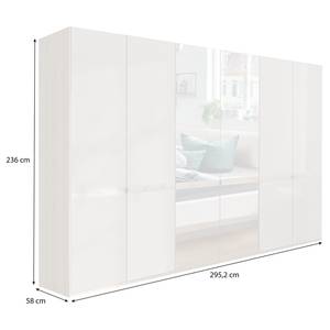 Drehtürenschrank Barcelona IV 300 x 236 cm - 2 Spiegeltüren