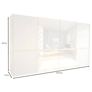 Schwebetürenschrank Barcelona IV 330 x 236 cm - 2 Spiegeltüren