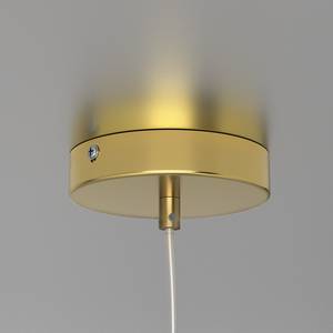 Hanglamp Alivio fluweel/ijzer - 1 lichtbron - Roze