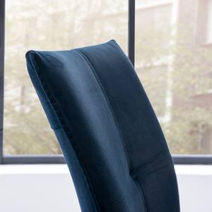Gestoffeerde stoel Veera (set van 2) Nachtblauw
