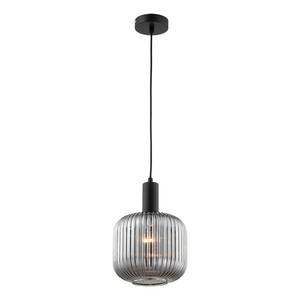 Hanglamp Amory III rookglas/ijzer - 1 lichtbron