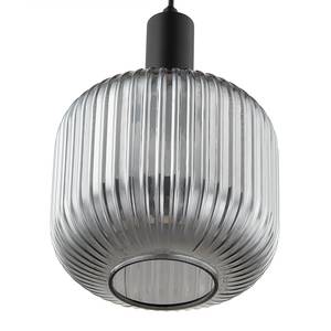 Hanglamp Amory III rookglas/ijzer - 1 lichtbron