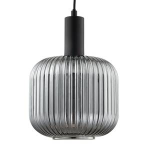 Hanglamp Amory III rookglas/ijzer - 1 lichtbron