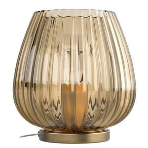 Tafellamp Ariel II glas/ijzer - 1 lichtbron - Barnsteenkleurig