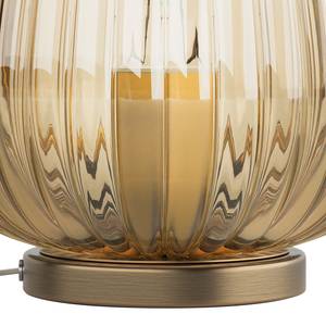 Tafellamp Ariel II glas/ijzer - 1 lichtbron - Barnsteenkleurig