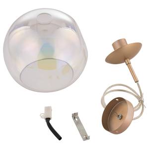 Hanglamp Arta I glas/ijzer - 1 lichtbron