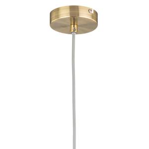 Suspension Artiste Verre / Fer - 1 ampoule - Ambre jaune