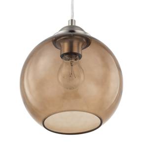 Hanglamp Arveda glas/ijzer - 1 lichtbron - Bruin