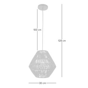 Suspension Antoine Papier / Fer - 1 ampoule