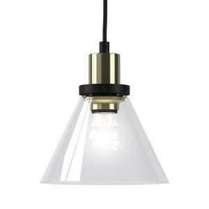 Hanglamp Ardez transparant glas/ijzer - 1 lichtbron