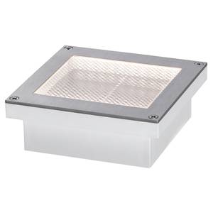 Inbouwlamp Brick aluminium - 1 lichtbron - Breedte: 10 cm