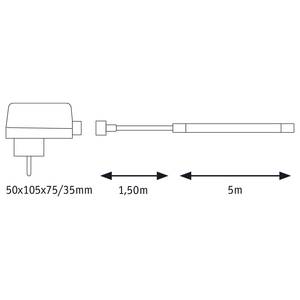 LED-strips Flow 5m II silicone - 1 lichtbron
